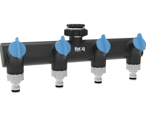Trädgårdsfördelare med fyra utgångar från for_q