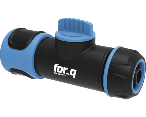 For_q logotyp Krananslutningsstycke för trädgårdsslangar