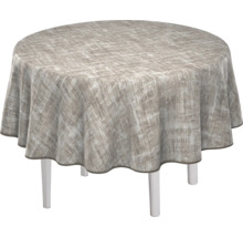 Rund bord med bordsduk