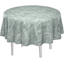 Runt bord med bordsduk