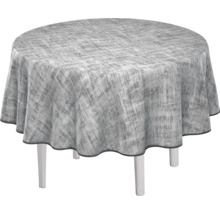Runt bord med textilduk