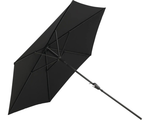 Rektangulärt parasoll med vevmekanism