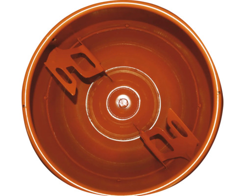 Inre vy av en betongblandare med omrörare