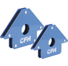 Två blå magnetiska svetsningsvinklar