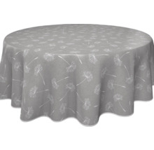 Grå duk med maskrosmönster