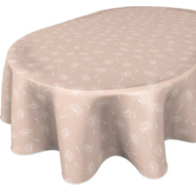 Bordsduk med maskrosmönster för ett ovalt bord