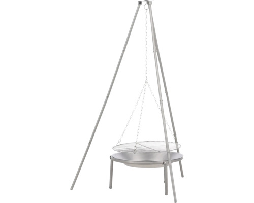 Grillgunga med stativ och grillgaller