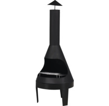 Trädgårdskamin av metall