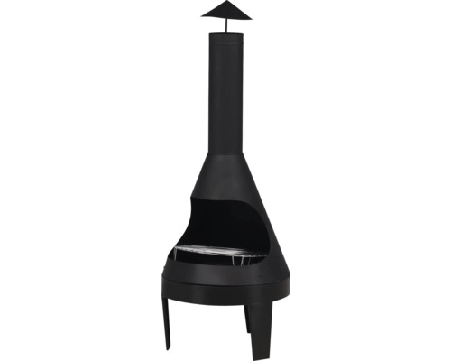 Trädgårdskamin av metall