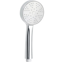 Handdusch med runt duschhuvud