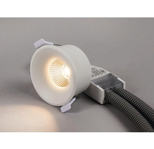 Infälld spotlight med rund form och LED-belysning