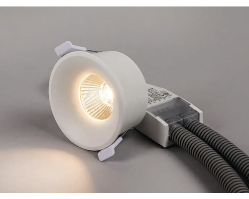 Infälld spotlight med rund form och LED-belysning