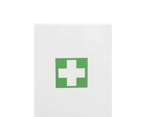 Första hjälpen-låda med medicinsk symbol