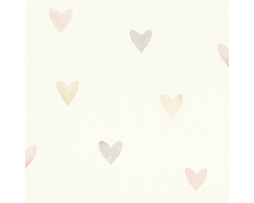 Tapet med hjärtmönster