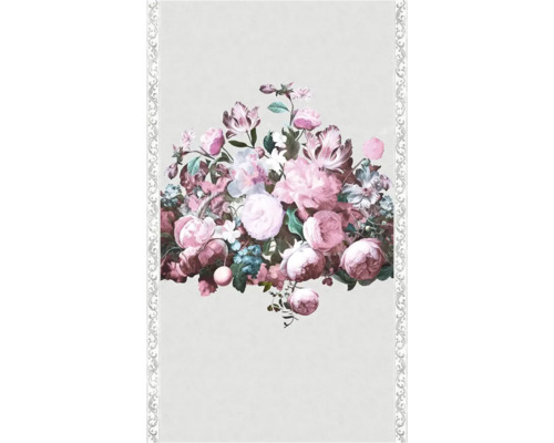 Matta med blomstermönster