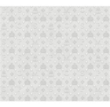 Tapet med kronor, bokstäver och ornament