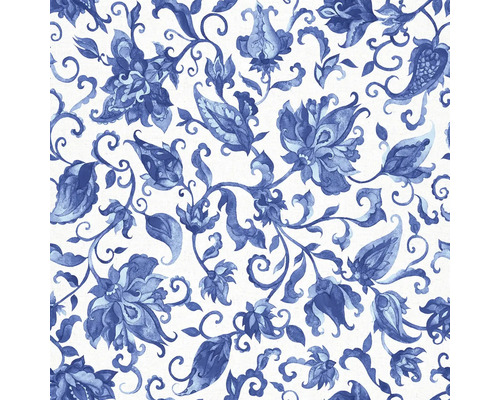 Blommig tapet med blommönster