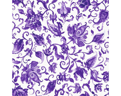 Dekorativt blommönster med blommor och slingor