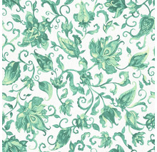 Blommig tapet med blommönster