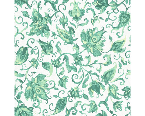 Blommig tapet med blommönster