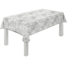 Bord med bordsduk i marmor