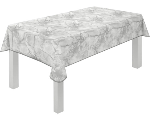 Bord med bordsduk i marmor