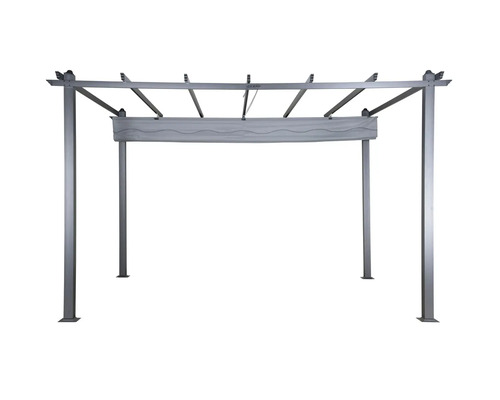 Pergola med utdragbart solskydd