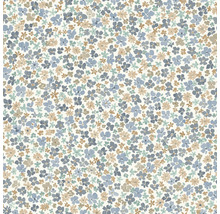 Blommönstrad tapet med blommotiv