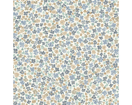 Blommönstrad tapet med blommotiv