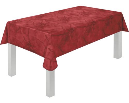 Rektangulär bordsduk på ett bord