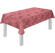 Bord med rosa bordsduk