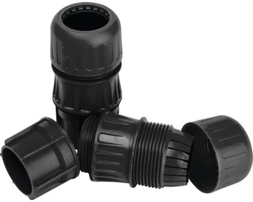 Skyddsrörskoppling till fördelarskåp 25-28 mm 2 st Tre kabelgenomföringar av plast