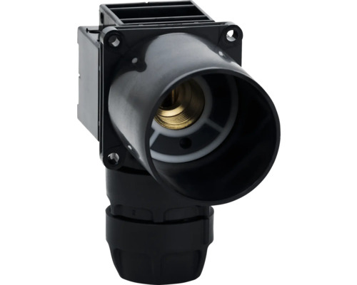 Väggbox PEX 15x2,5 mm Hörnkoppling av plast med mässingsgänga