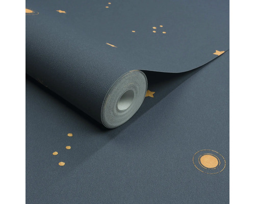 Tapetrulle med stjärn- och prickmönster