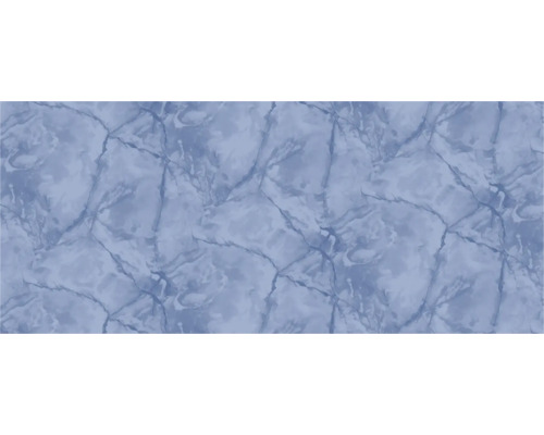 Vaxduk PEYER SYNTEX oval Marmor blå 140x190cm Dekorativ skiva med marmorlook