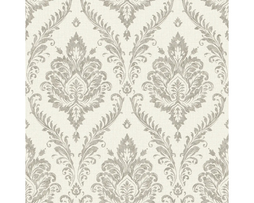 Tapet med blommigt damastmönster