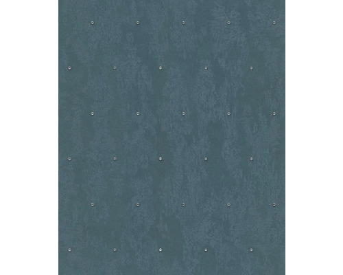 Blå tapet med knappmönster för väggdekoration