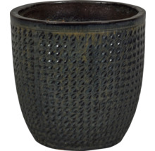 Keramisk blomkruka med textur