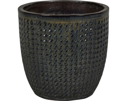 Keramisk blomkruka med textur