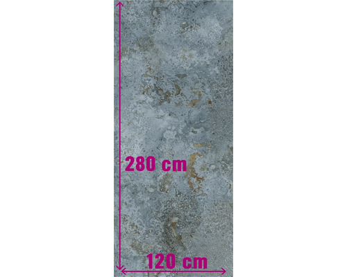 Klinker Atoll blue natural havsblå matt 120x280x0,6 cm Kakelmönster med måtten 280 gånger 120 centimeter