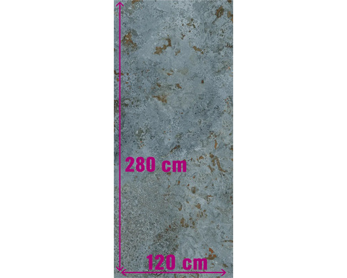 Kakelmönster med måtten 280 cm gånger 120 cm