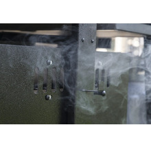 Detaljvy av en rök med rökutveckling