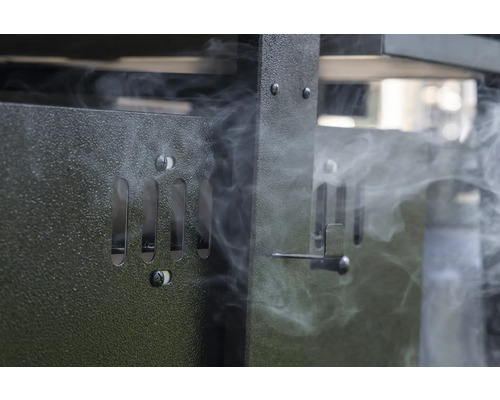 Detaljvy av en rök med rökutveckling