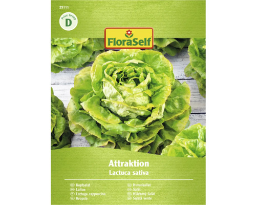 FloraSelf huvudsalat Attraktion fröpaket