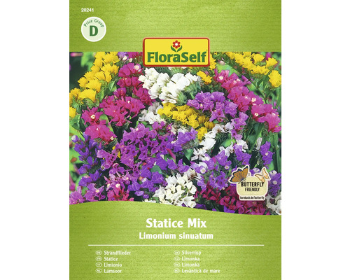 Förpackning Statice Mix blomfrön från FloraSelf
