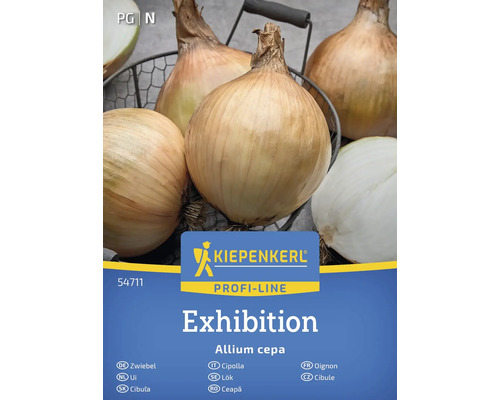 Kiepenkerl utställningslökar i korg