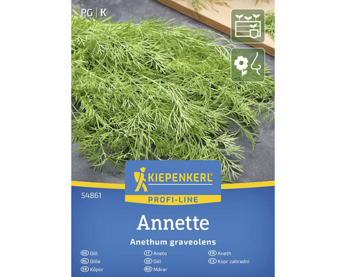 Dillfrön av sorten Annette