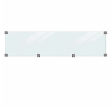 Glasstaket med fästen