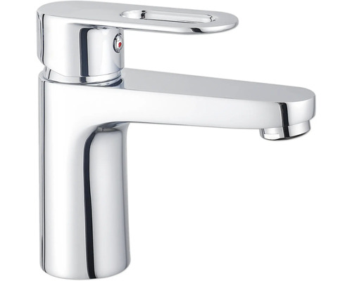 Kromad tvättställsblandare för användning i badrummet