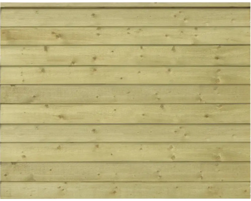 Träfasad med horisontella brädor